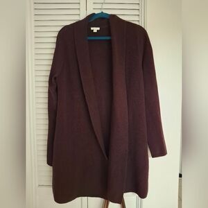 Pure Jill Deep Brown Cardigan